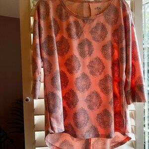 St. John's Bay 3/4 Sleeve Tee Women's Petite L